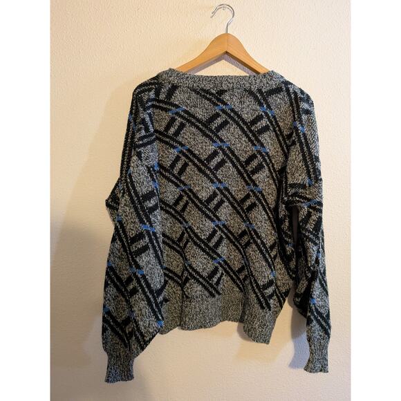 Fashion police Barnaby sweater size M gray half button - Picture 6 of 6